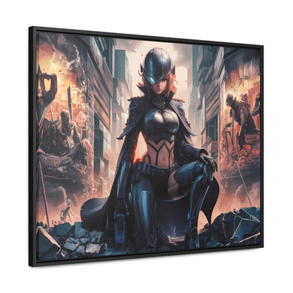 "Shadow of the Resistance" - Gallery Canvas Wraps, Horizontal Frame