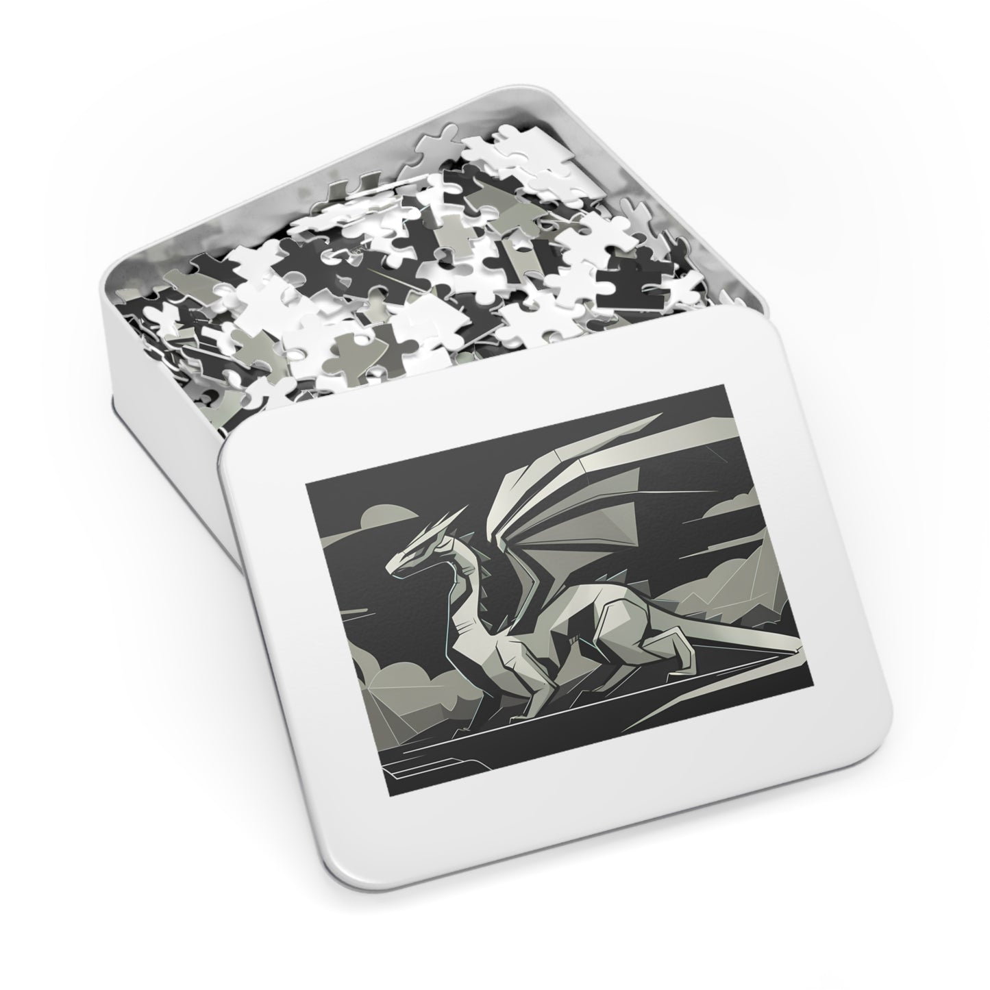 Obsidian Guardian of the Twilight Peaks - Jigsaw Puzzle (30, 110, 252, 500,1000-Piece)