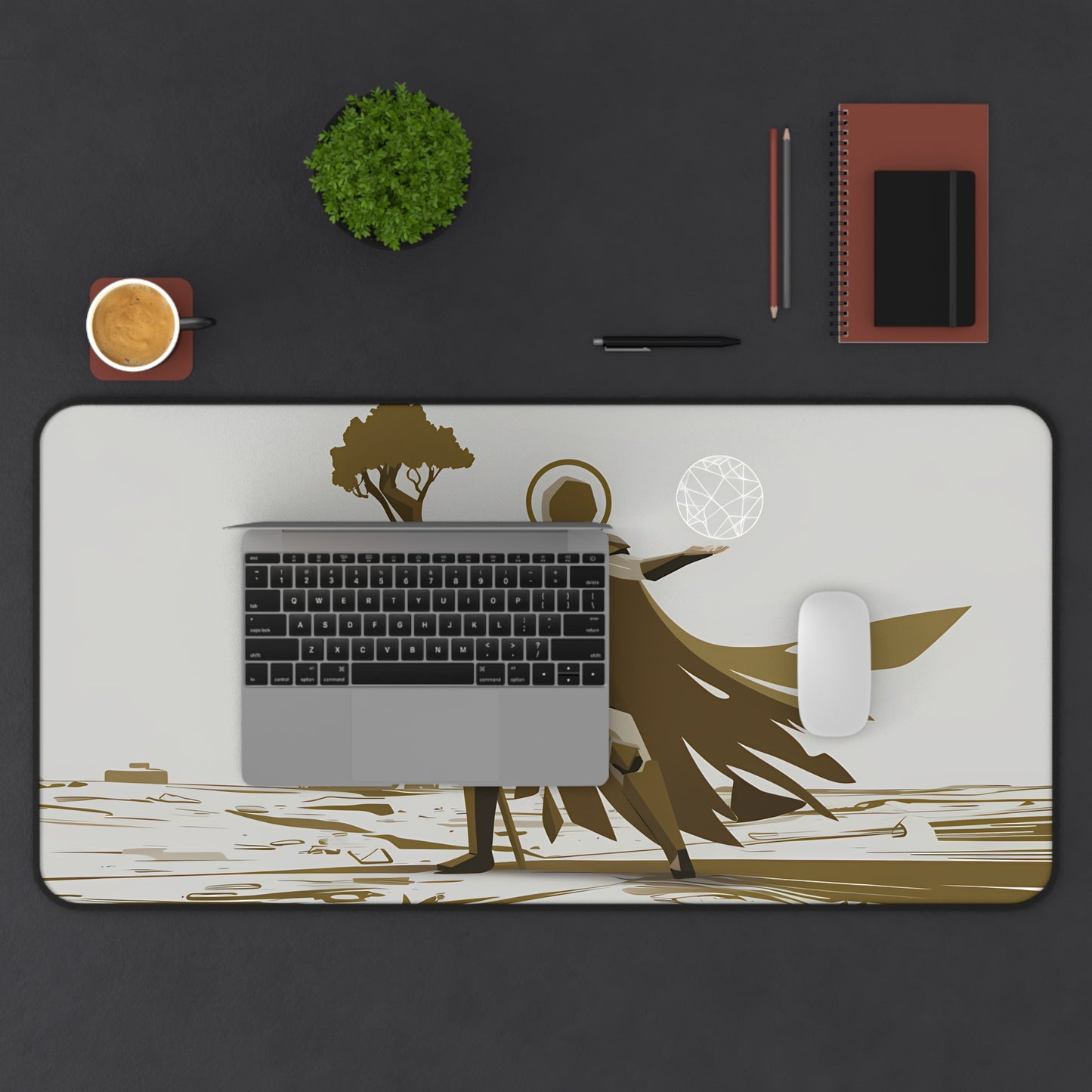The Guardian of the Arid Realm - Desk Mat