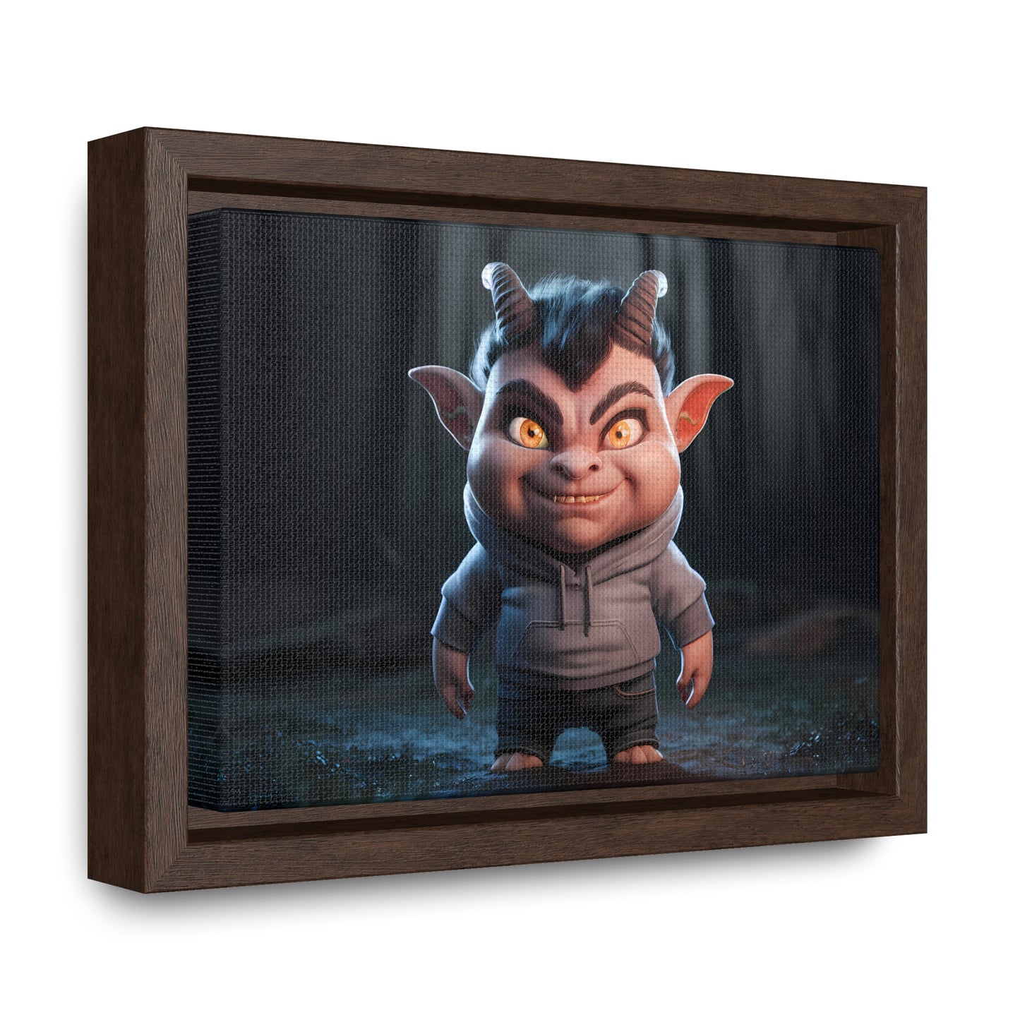 "Forest Mischief" - Gallery Canvas Wraps, Horizontal Frame