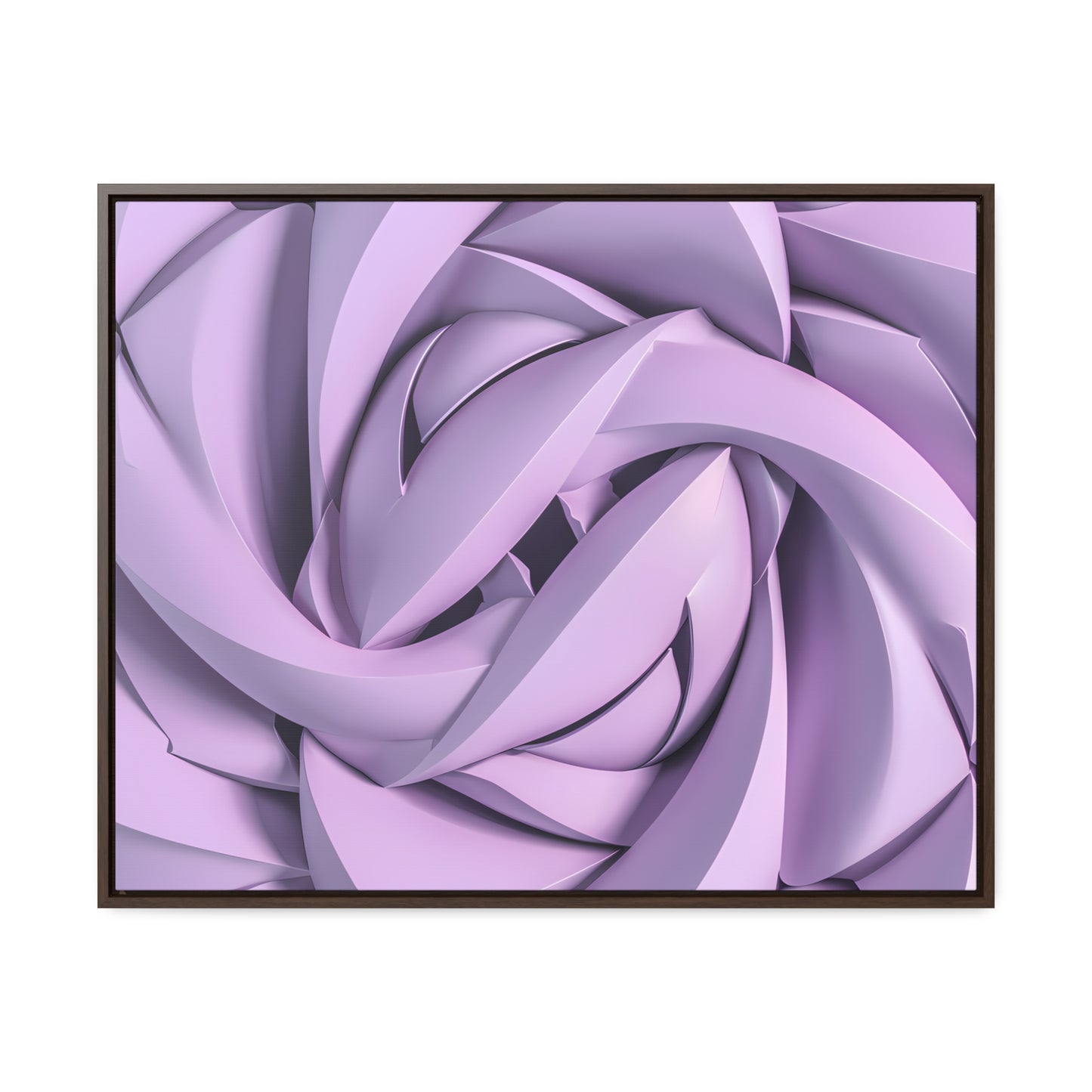 Spiral Petals - Gallery Canvas Wraps, Horizontal Frame