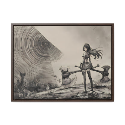 Echoes of the Abyss - Gallery Canvas Wraps, Horizontal Frame