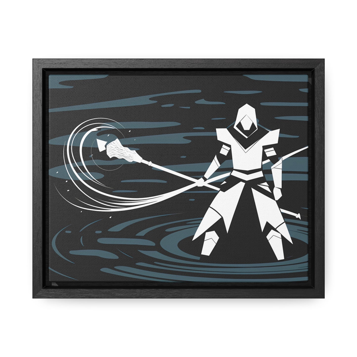 "Guardian of the Abyss" - Gallery Canvas Wraps, Horizontal Frame