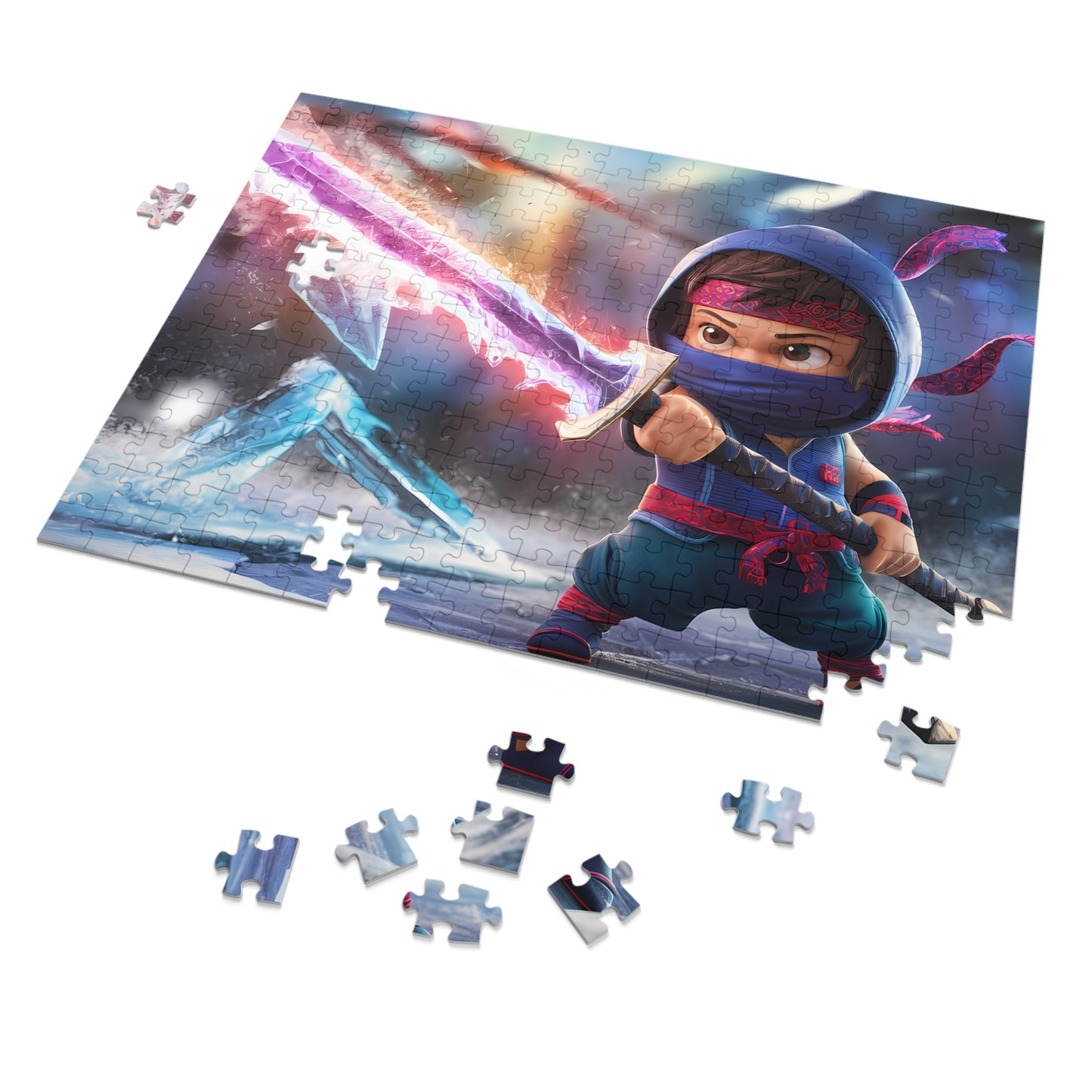 Blade of the Frozen Flame - Jigsaw Puzzle (30, 110, 252, 500,1000-Piece)
