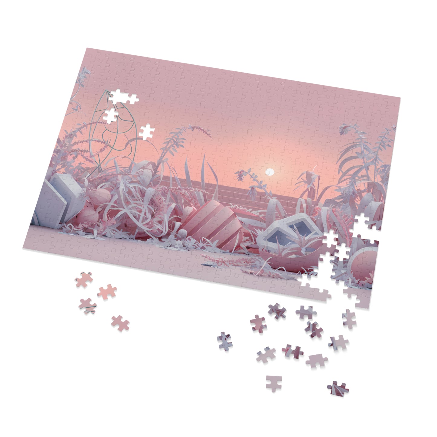 Ephemeral Garden at Dusk - Jigsaw Puzzle (30, 110, 252, 500,1000-Piece)