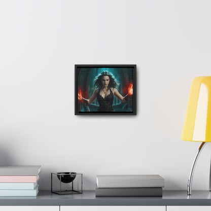 Sorceress of the Crimson Flame - Gallery Canvas Wraps, Horizontal Frame