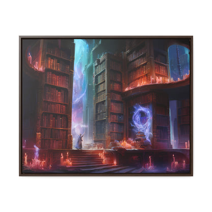 The Arcane Library of Eternal Wisdom - Gallery Canvas Wraps, Horizontal Frame