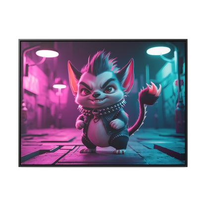 Punk Alley Prowler - Gallery Canvas Wraps, Horizontal Frame