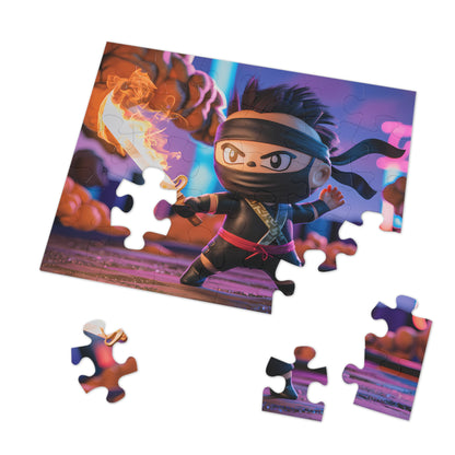 Flameblade Ninja Showdown - Jigsaw Puzzle (30, 110, 252, 500,1000-Piece)