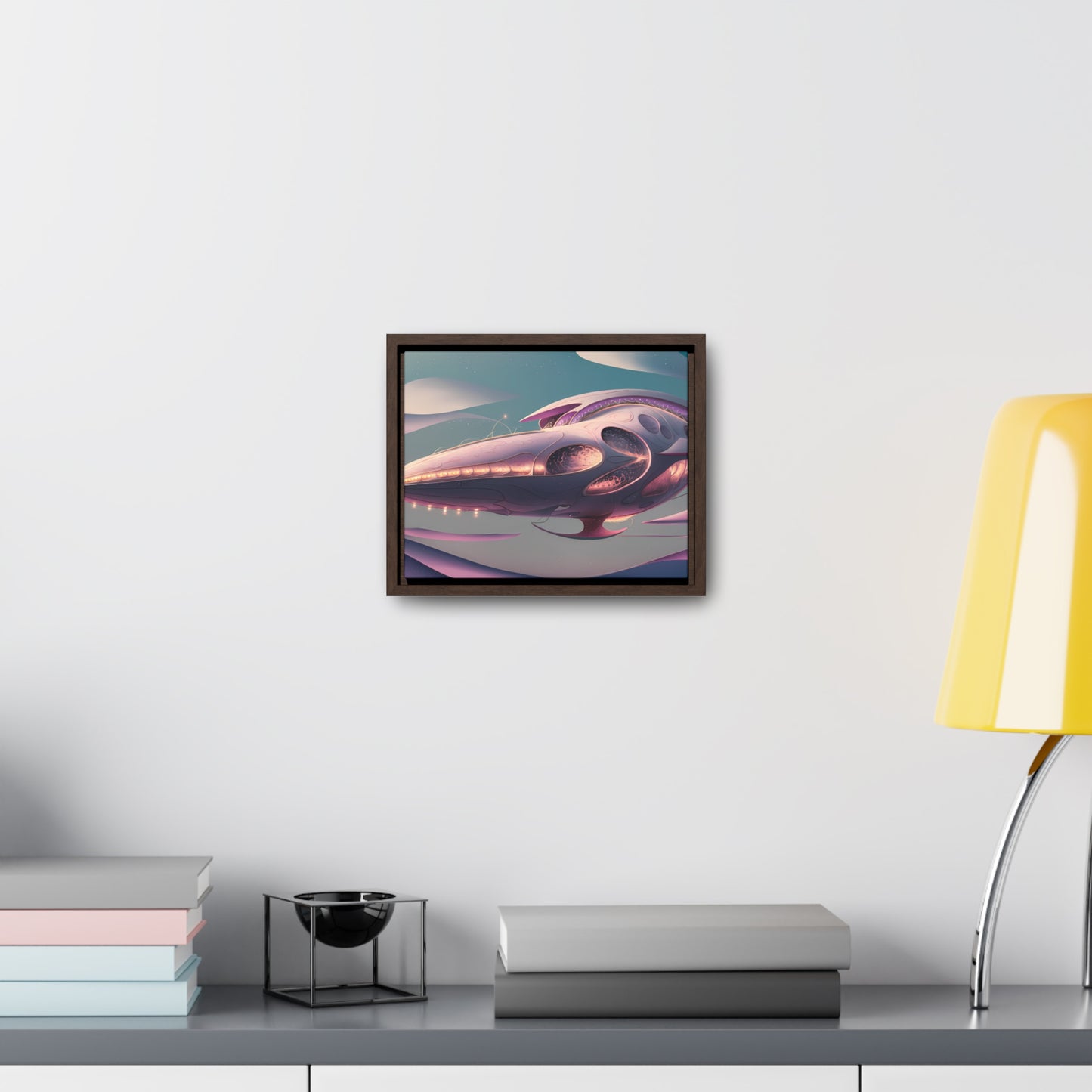 Voyage of the Celestial Whale - Gallery Canvas Wraps, Horizontal Frame