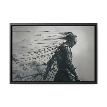"Endurance in Silence" - Gallery Canvas Wraps, Horizontal Frame