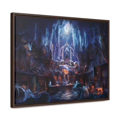 Sanctuary of the Forgotten Tomes - Gallery Canvas Wraps, Horizontal Frame