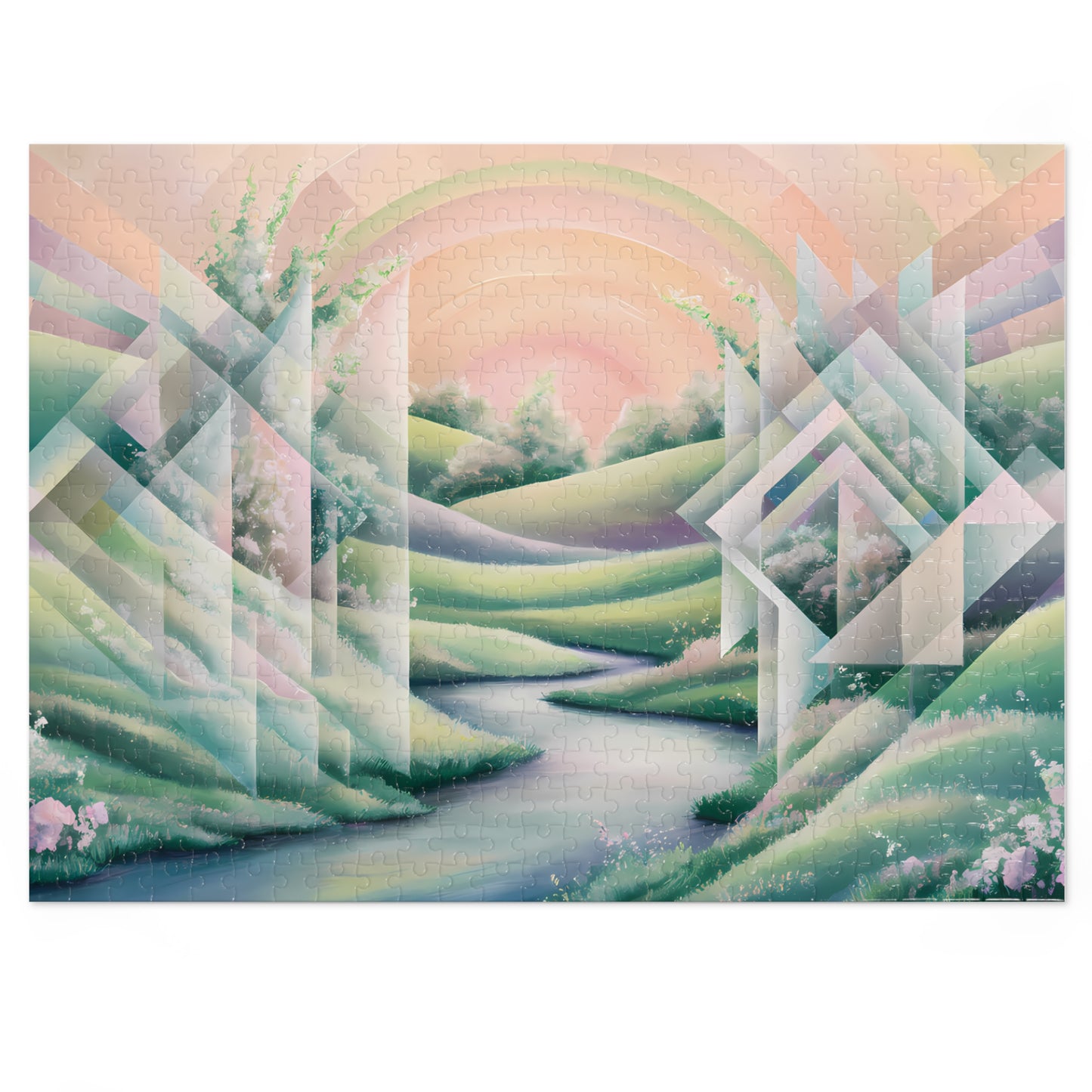 "Echoes of Serenity" - Jigsaw Puzzle (30, 110, 252, 500,1000-Piece)