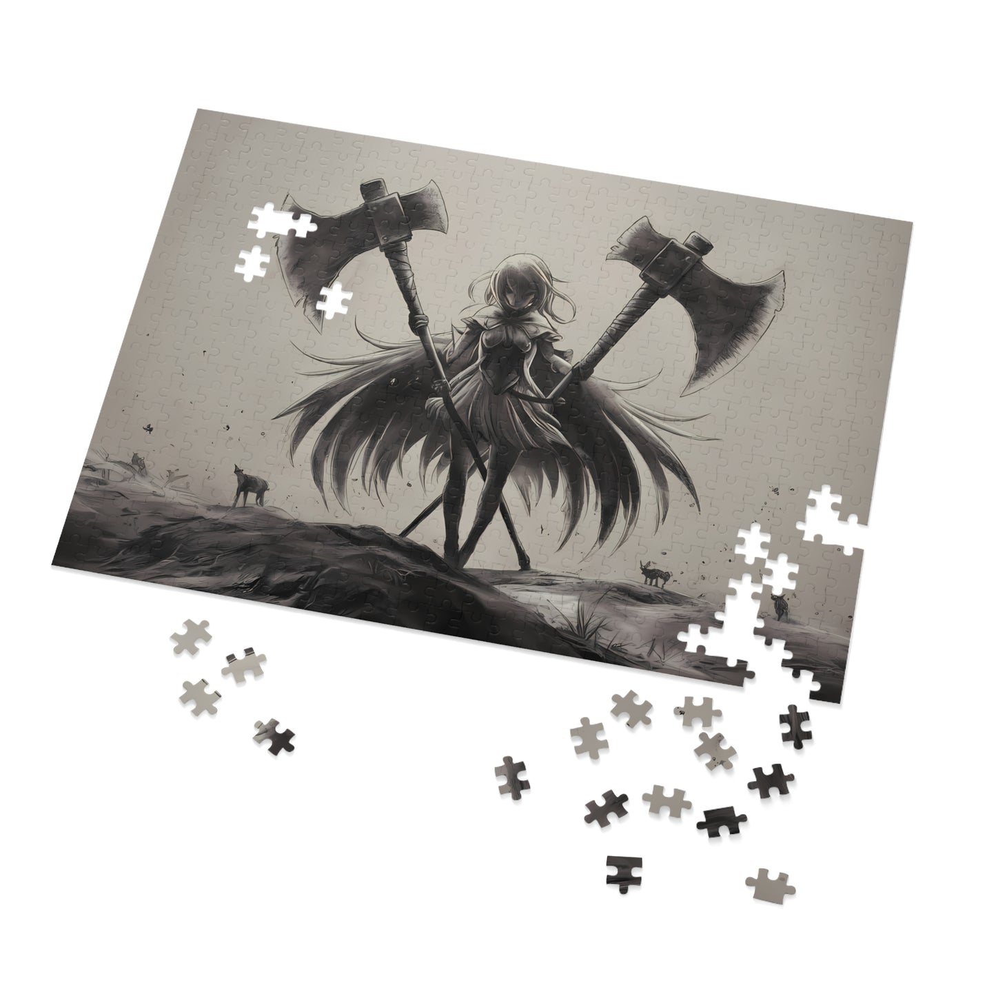 "Angel of Desolation" - Jigsaw Puzzle (30, 110, 252, 500,1000-Piece)