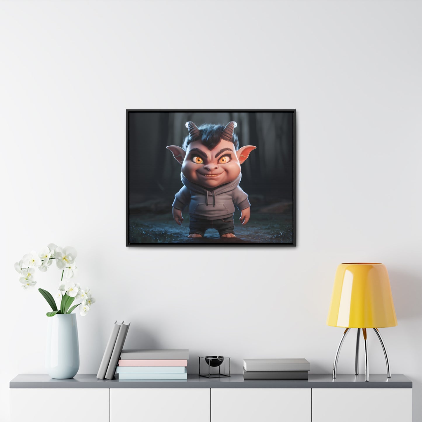 "Forest Mischief" - Gallery Canvas Wraps, Horizontal Frame