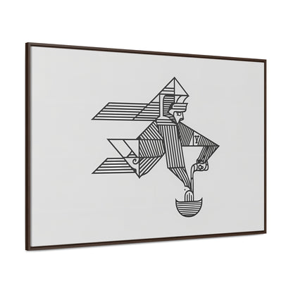 "The Water Bearer" - Gallery Canvas Wraps, Horizontal Frame