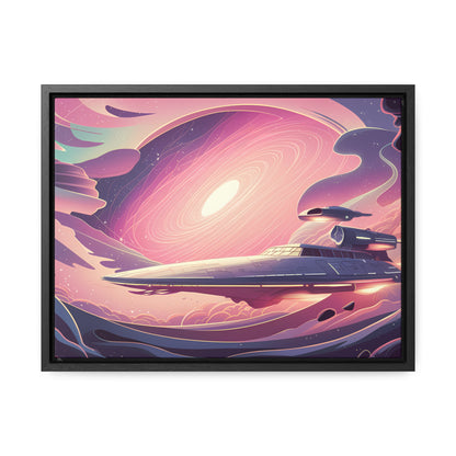 Voyage Through the Cosmic Vortex - Gallery Canvas Wraps, Horizontal Frame