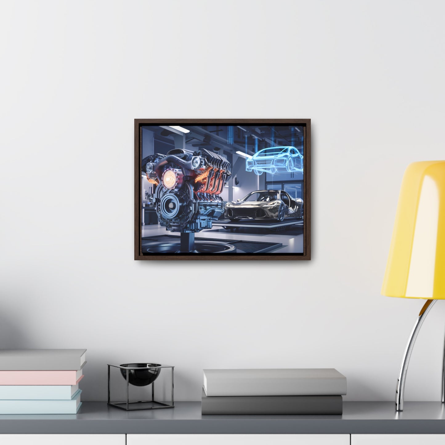 "Cutting-Edge Automotive Engineering" - Gallery Canvas Wraps, Horizontal Frame