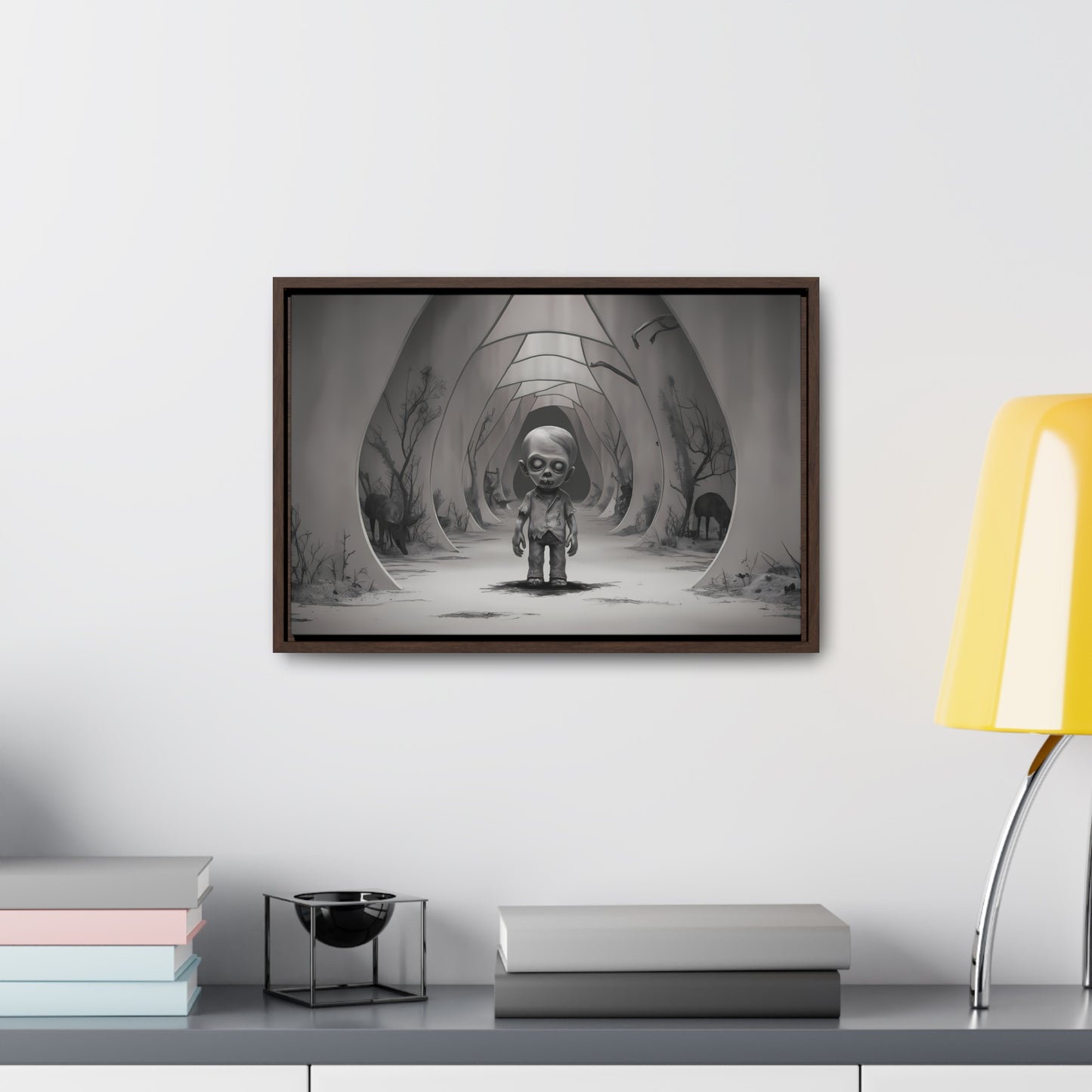 "Echoes of the Forgotten" - Gallery Canvas Wraps, Horizontal Frame