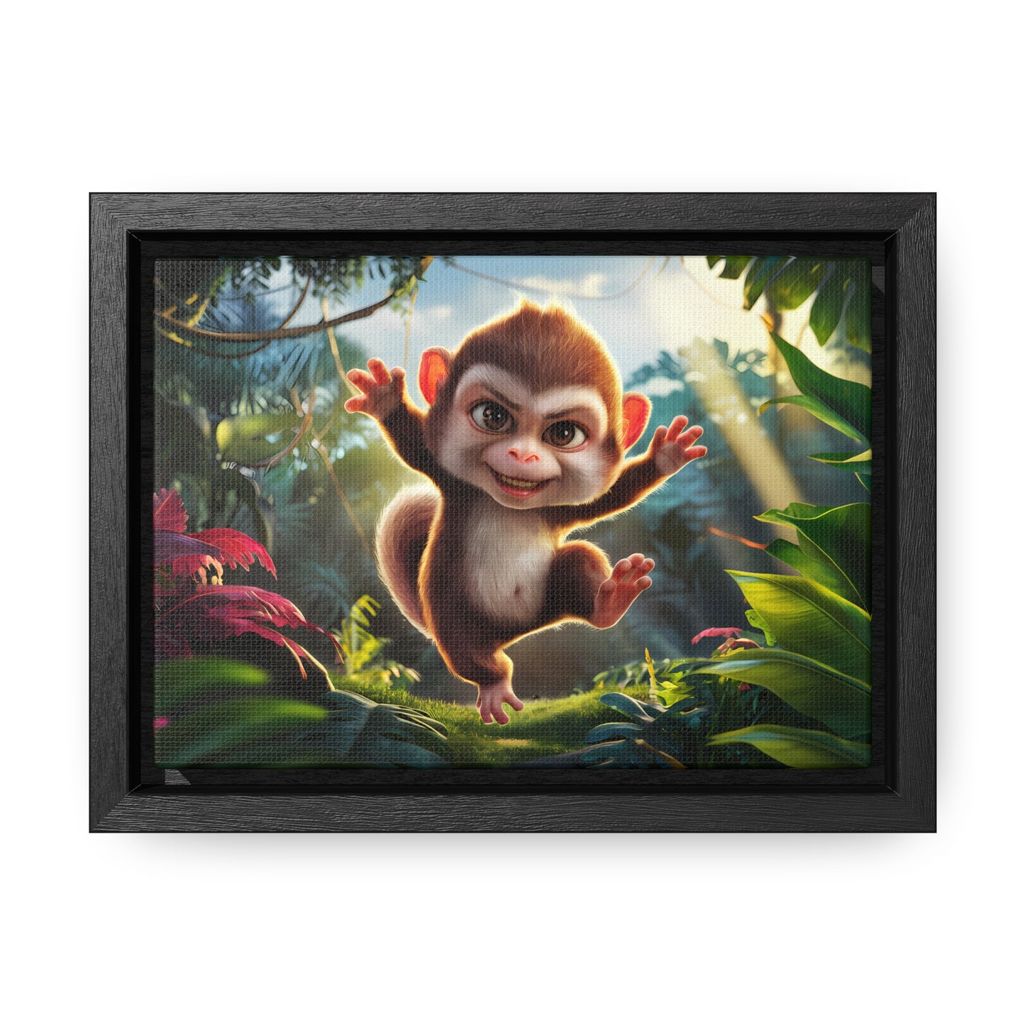 Jungle Joy - Gallery Canvas Wraps, Horizontal Frame
