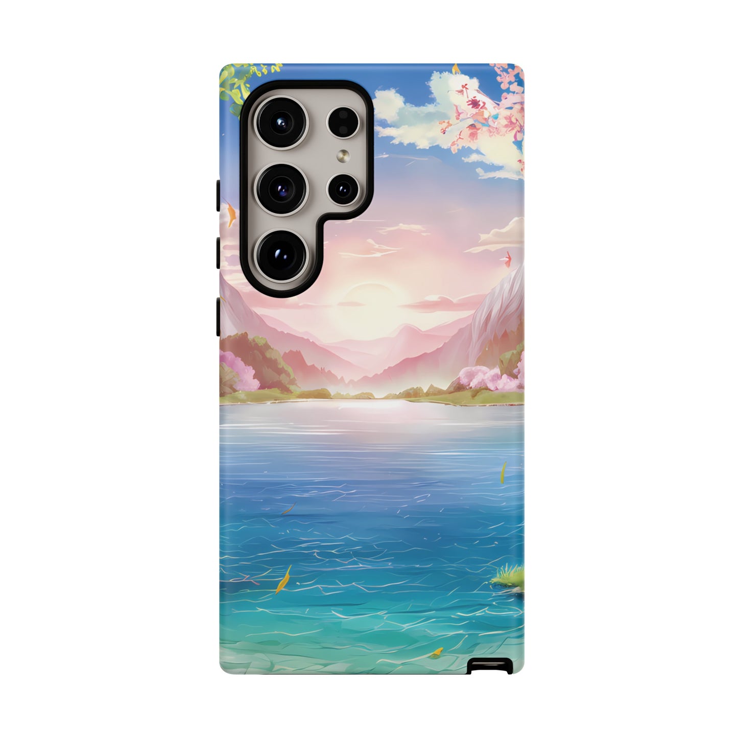 Serene Lake and Mountains - Smartphone Tough Cases