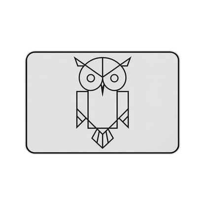 Geometric Owl Design - Desk Mat