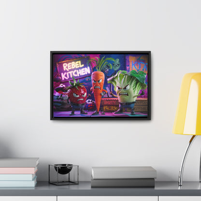 Rebel Veggie Squad - Gallery Canvas Wraps, Horizontal Frame