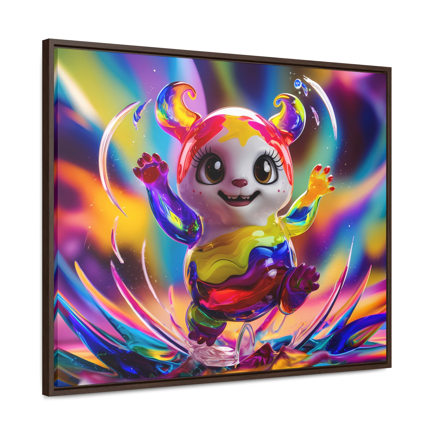 Splash of Joy - Gallery Canvas Wraps, Horizontal Frame