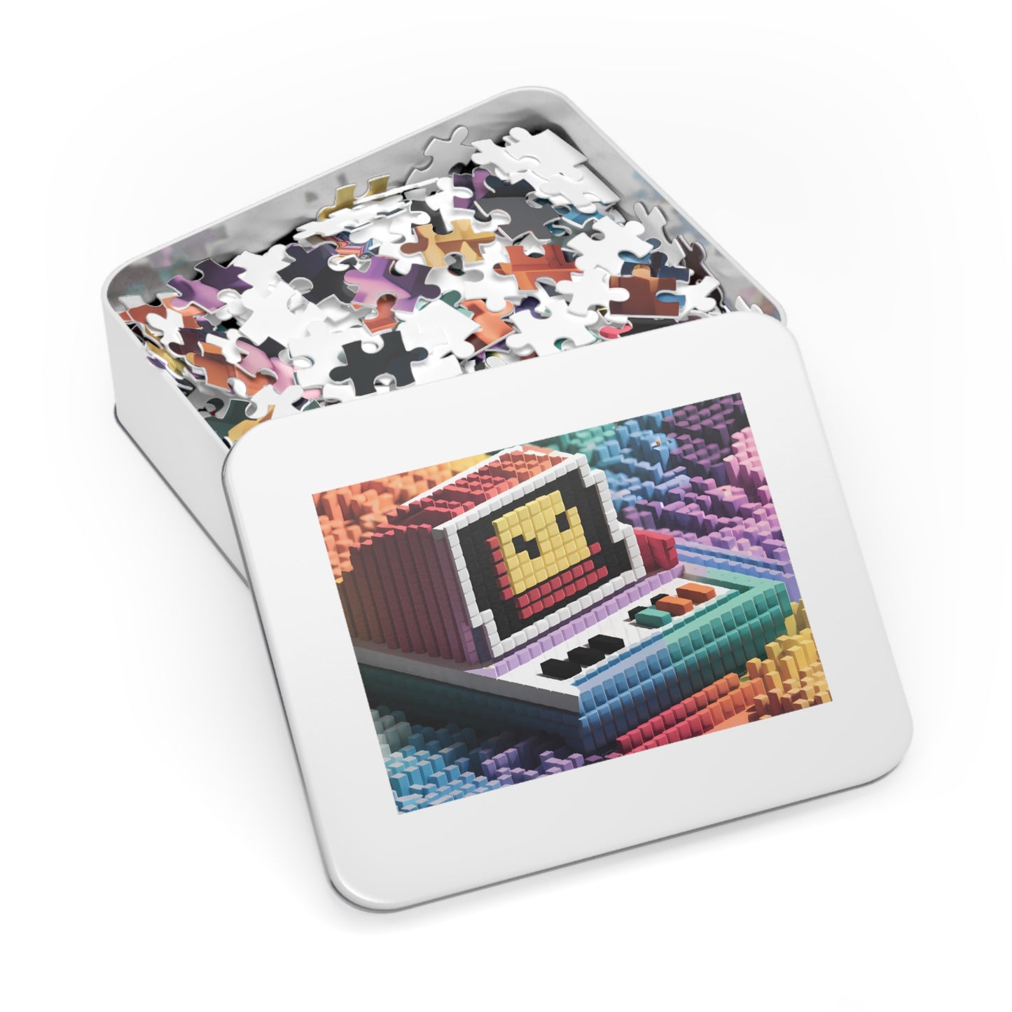 Pixelated Retro Vibes - Jigsaw Puzzle (30, 110, 252, 500,1000-Piece)