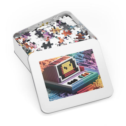 Pixelated Retro Vibes - Jigsaw Puzzle (30, 110, 252, 500,1000-Piece)