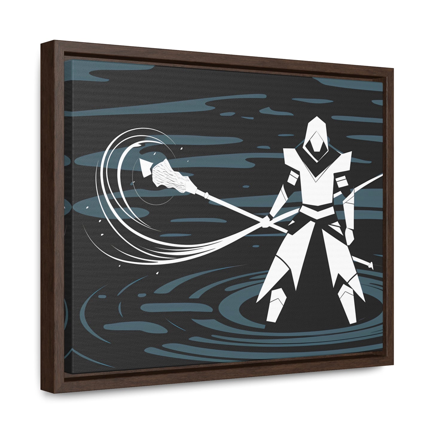 "Guardian of the Abyss" - Gallery Canvas Wraps, Horizontal Frame