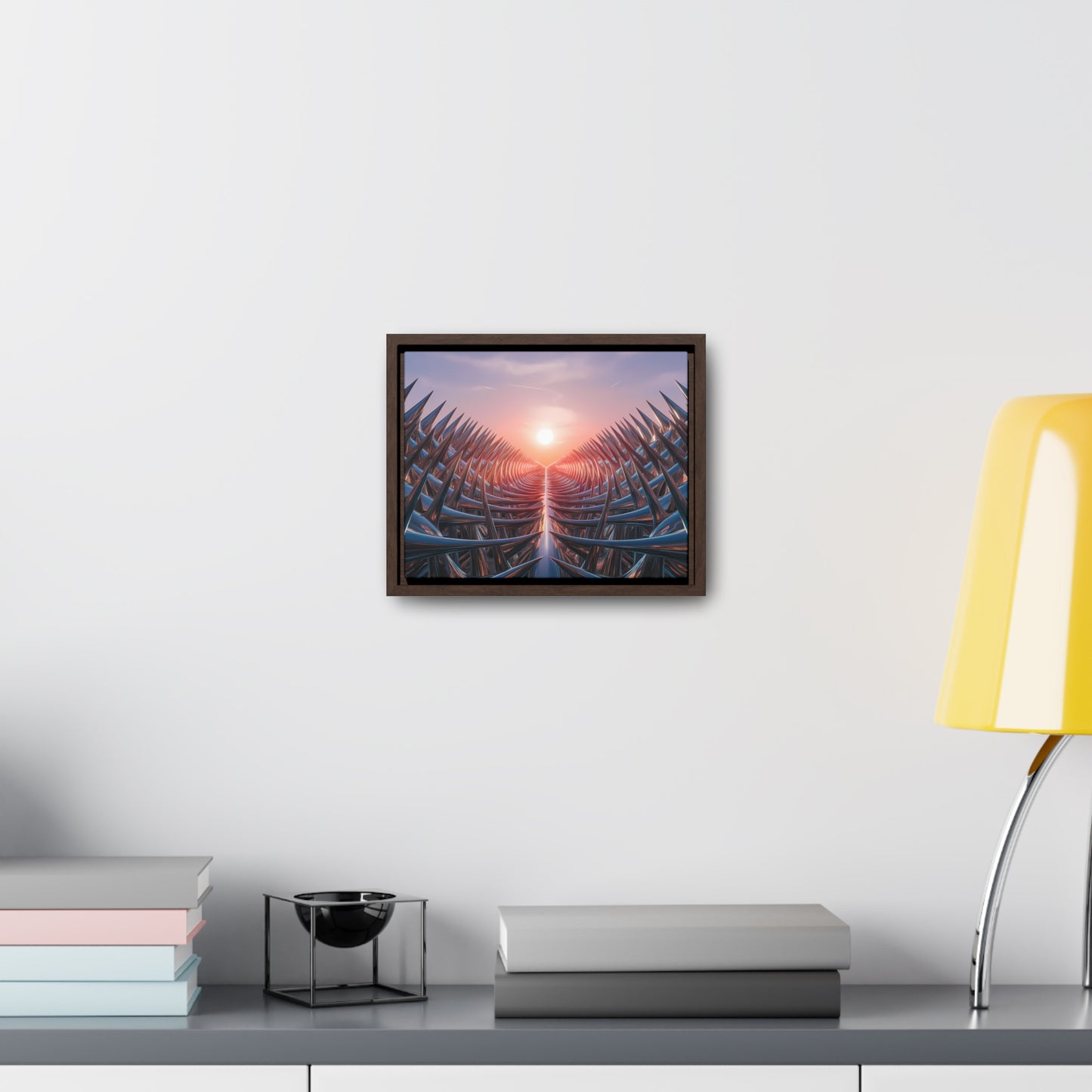 Path of Thorns at Sunrise - Gallery Canvas Wraps, Horizontal Frame