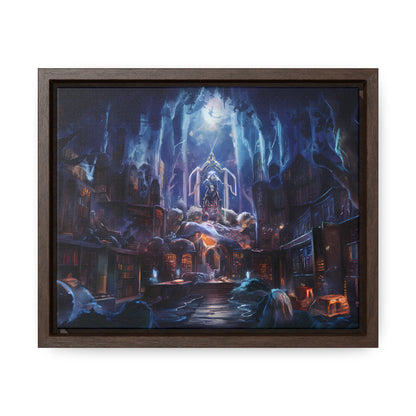 Sanctuary of the Forgotten Tomes - Gallery Canvas Wraps, Horizontal Frame