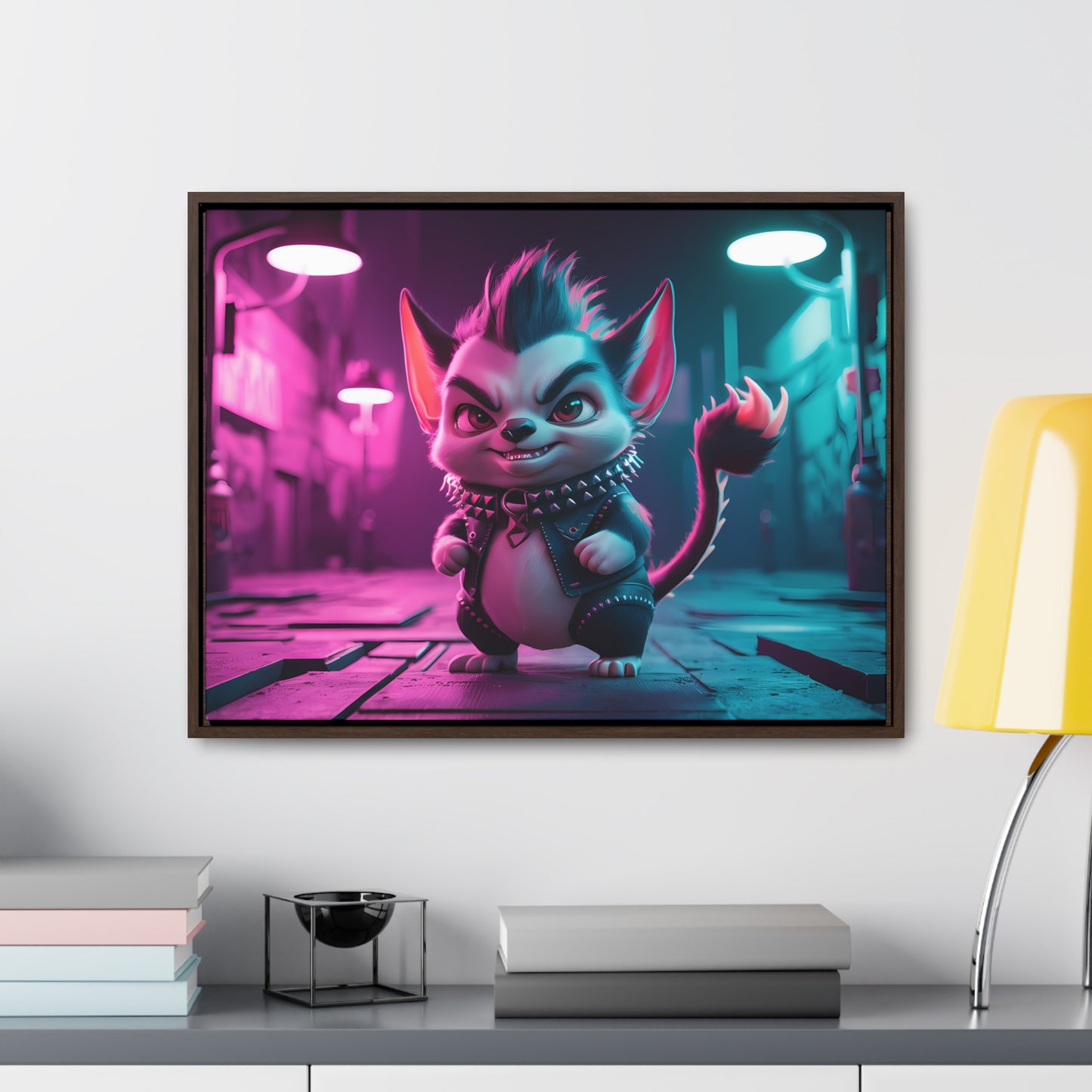 Punk Alley Prowler - Gallery Canvas Wraps, Horizontal Frame