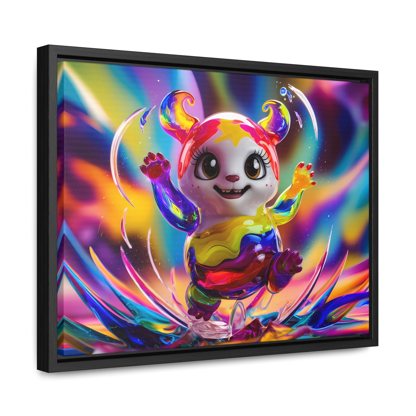 Splash of Joy - Gallery Canvas Wraps, Horizontal Frame