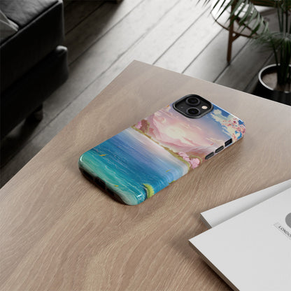 Serene Lake and Mountains - Smartphone Tough Cases