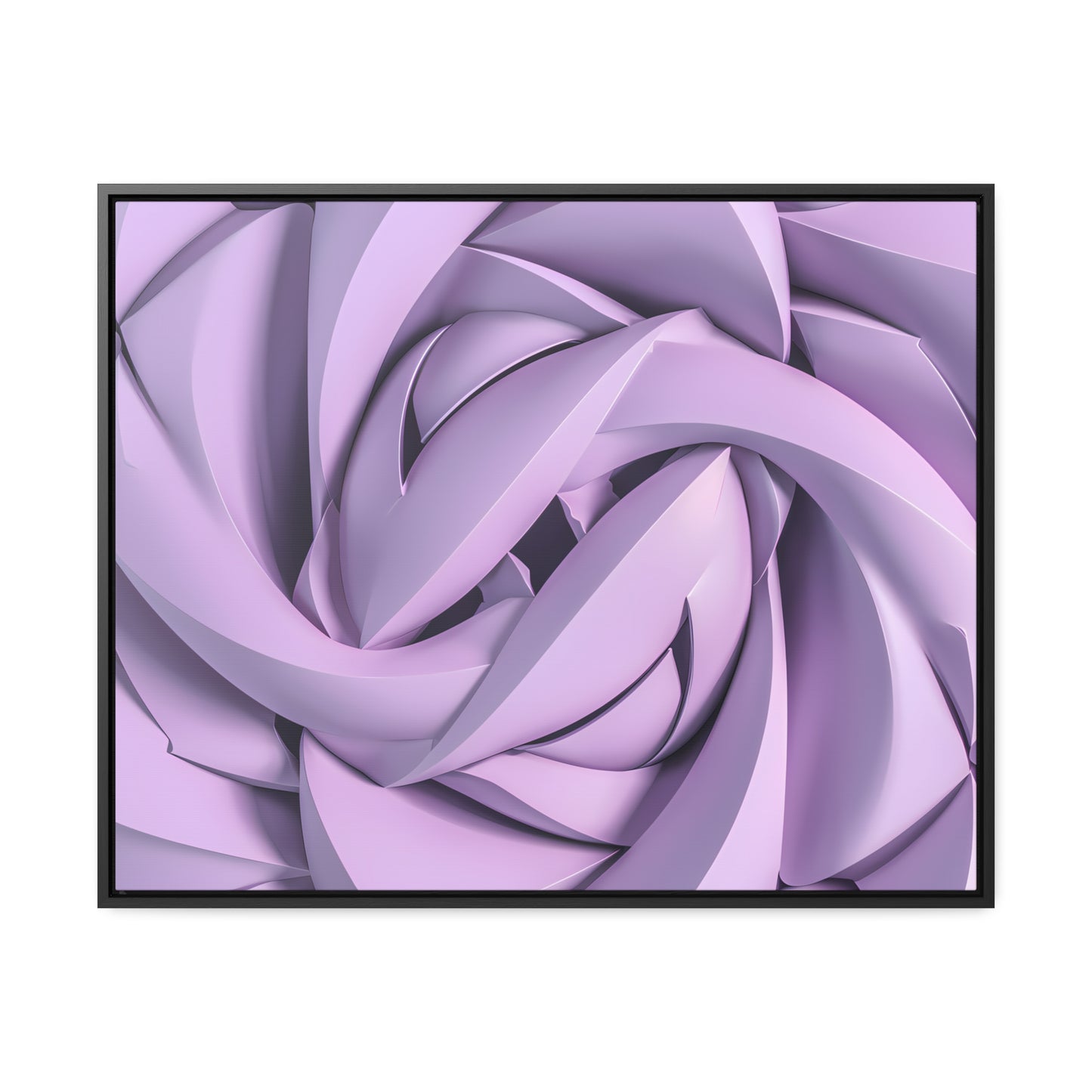 Spiral Petals - Gallery Canvas Wraps, Horizontal Frame