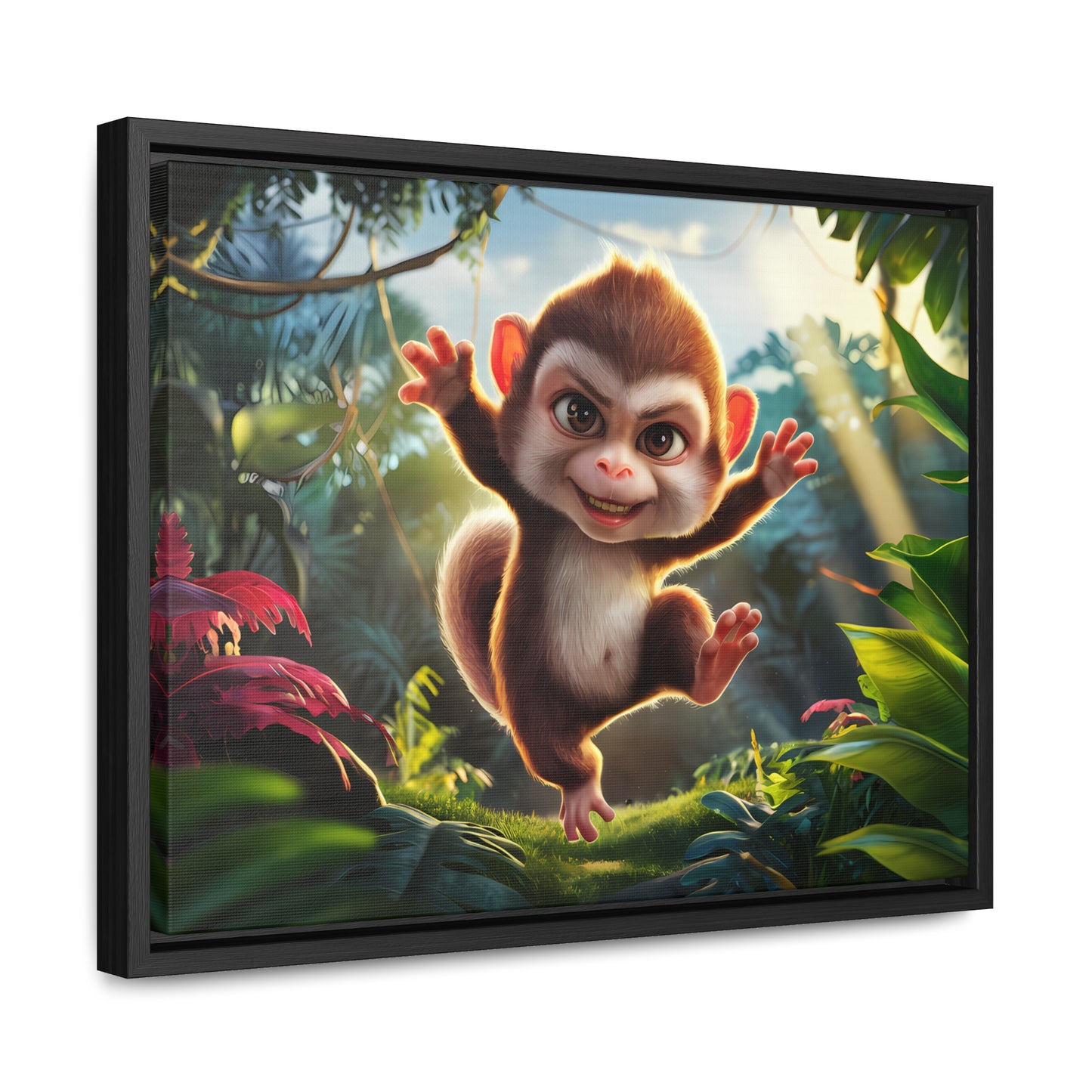 Jungle Joy - Gallery Canvas Wraps, Horizontal Frame