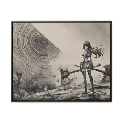 Echoes of the Abyss - Gallery Canvas Wraps, Horizontal Frame