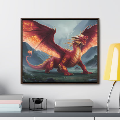 The Inferno Guardian - Gallery Canvas Wraps, Horizontal Frame