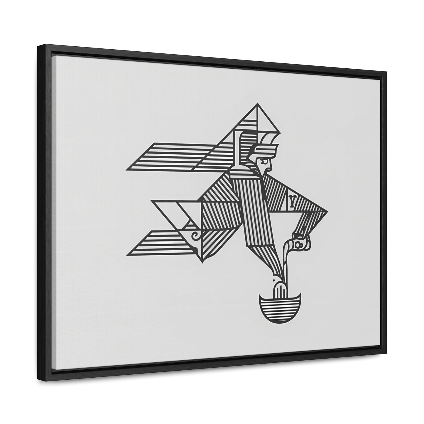 "The Water Bearer" - Gallery Canvas Wraps, Horizontal Frame