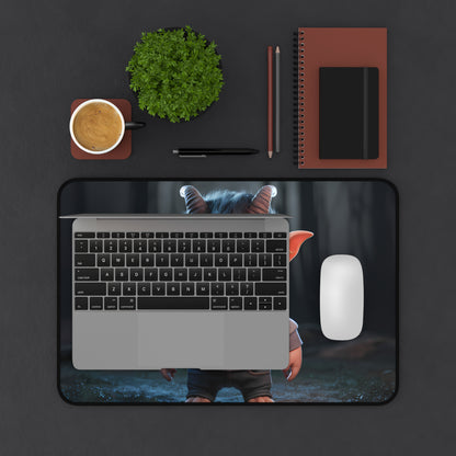 The Mischievous Forest Imp - Desk Mat