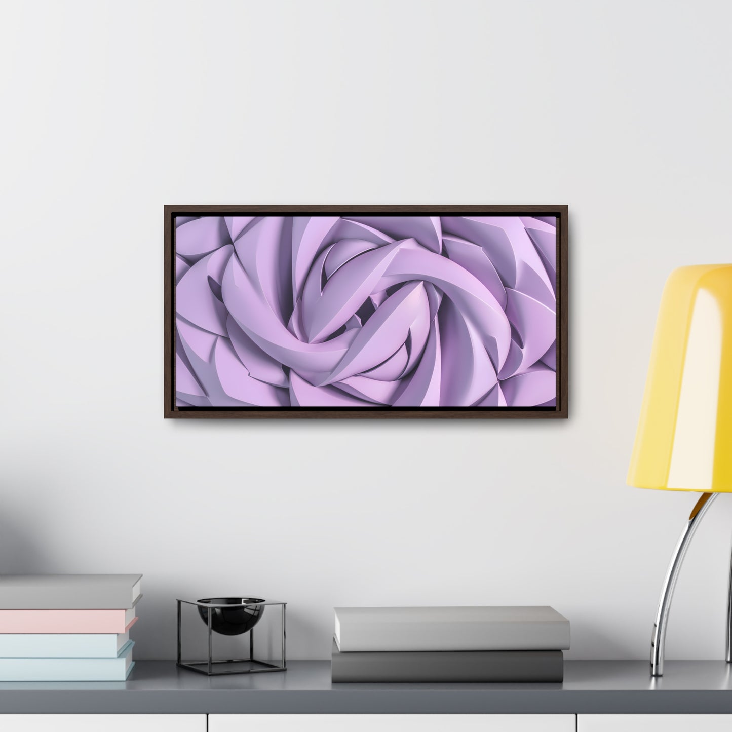 Spiral Petals - Gallery Canvas Wraps, Horizontal Frame