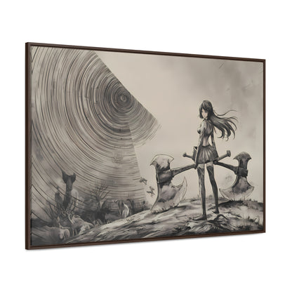 Echoes of the Abyss - Gallery Canvas Wraps, Horizontal Frame