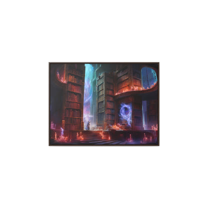 The Arcane Library of Eternal Wisdom - Gallery Canvas Wraps, Horizontal Frame
