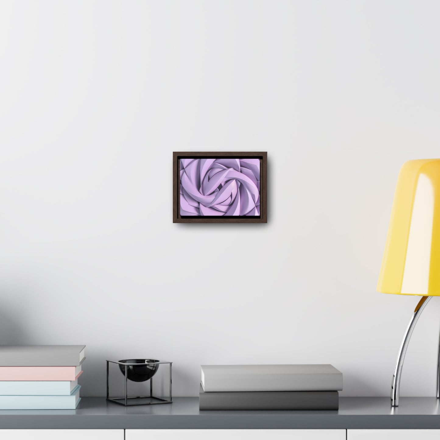 Spiral Petals - Gallery Canvas Wraps, Horizontal Frame
