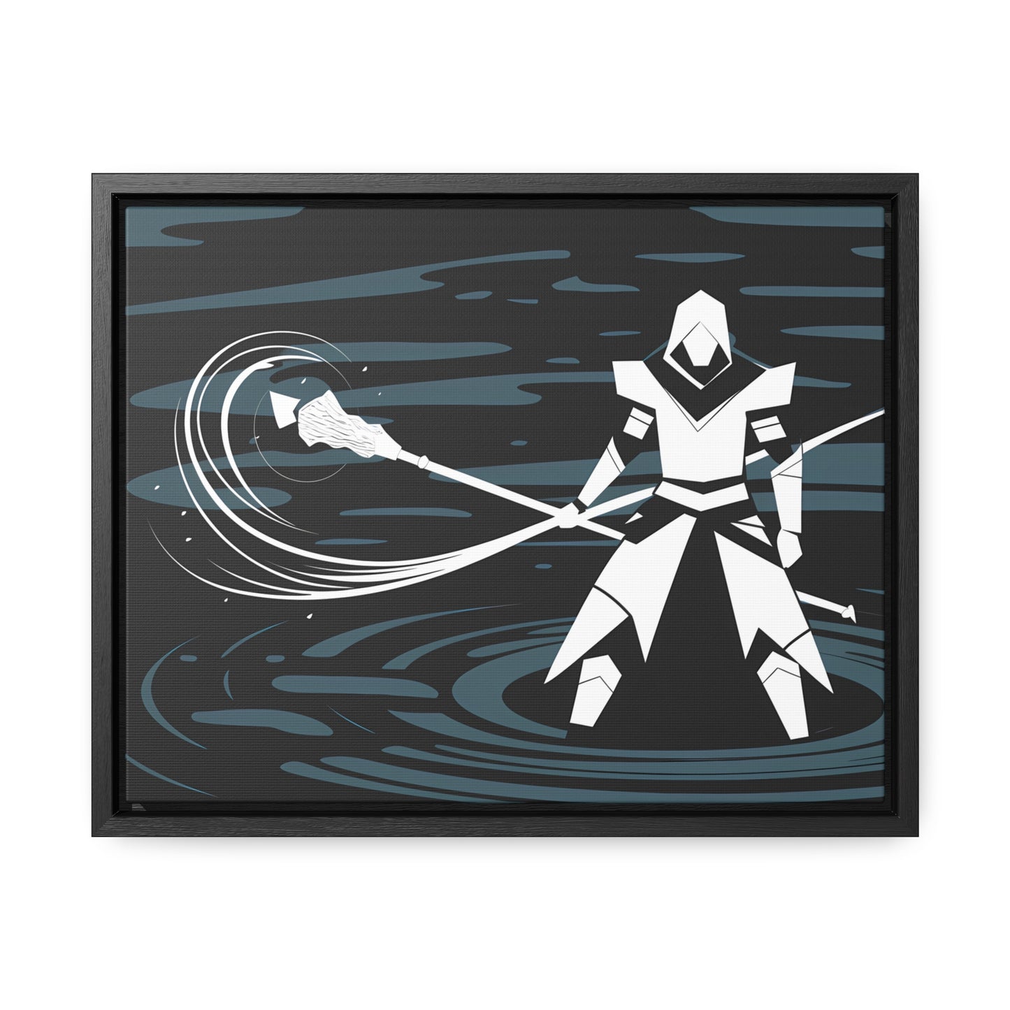"Guardian of the Abyss" - Gallery Canvas Wraps, Horizontal Frame