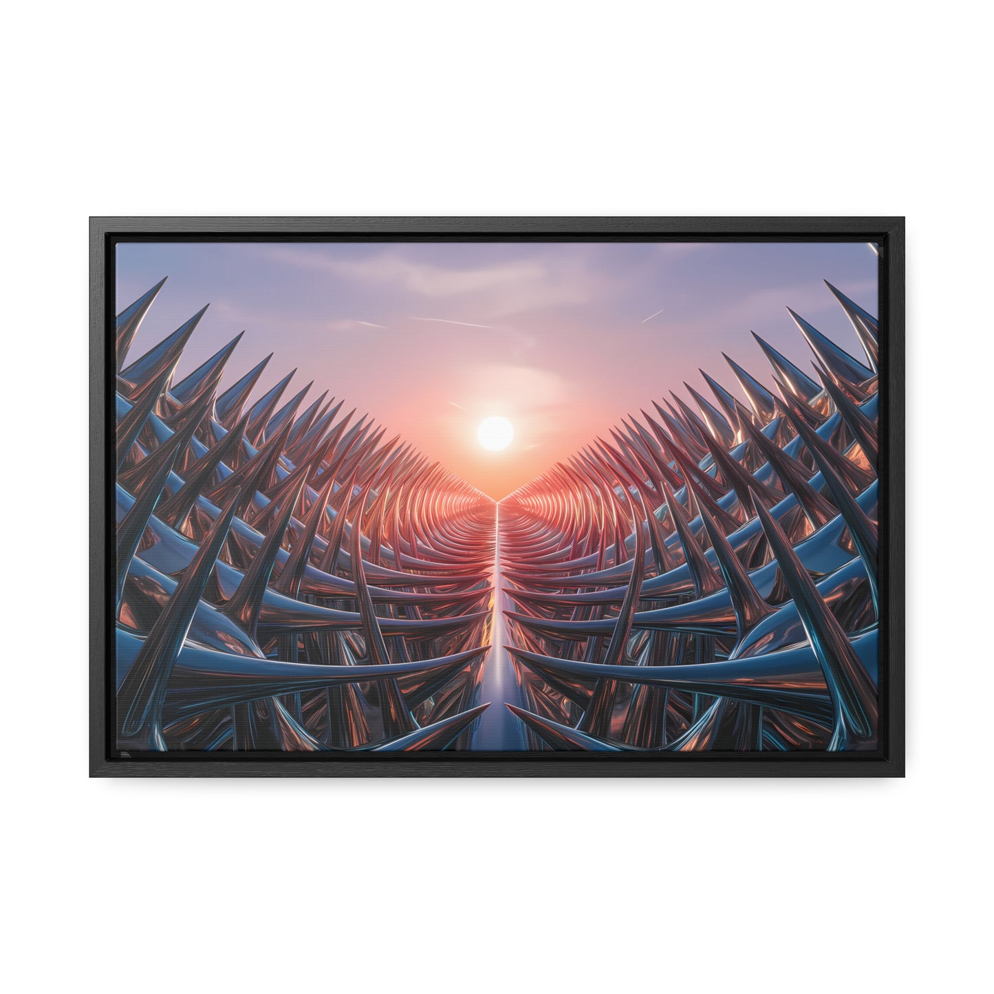 Path of Thorns at Sunrise - Gallery Canvas Wraps, Horizontal Frame