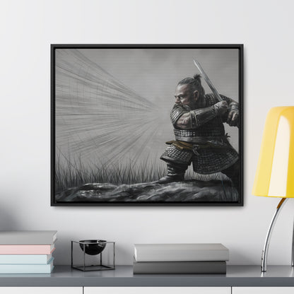 Defender of the Grey Plains - Gallery Canvas Wraps, Horizontal Frame