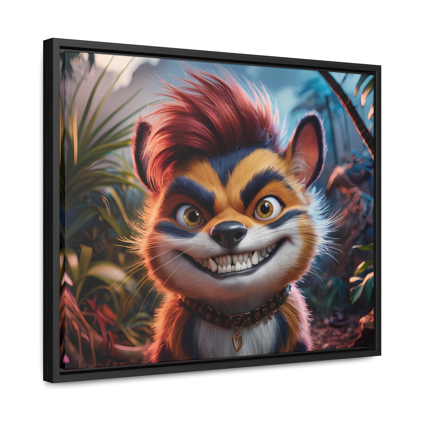 Rebel in the Jungle - Gallery Canvas Wraps, Horizontal Frame